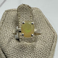 Sterling Silver Ethiopian Opal Ring – Size 5 – Inspiration, Emotional Clarity & Radiant Energy
