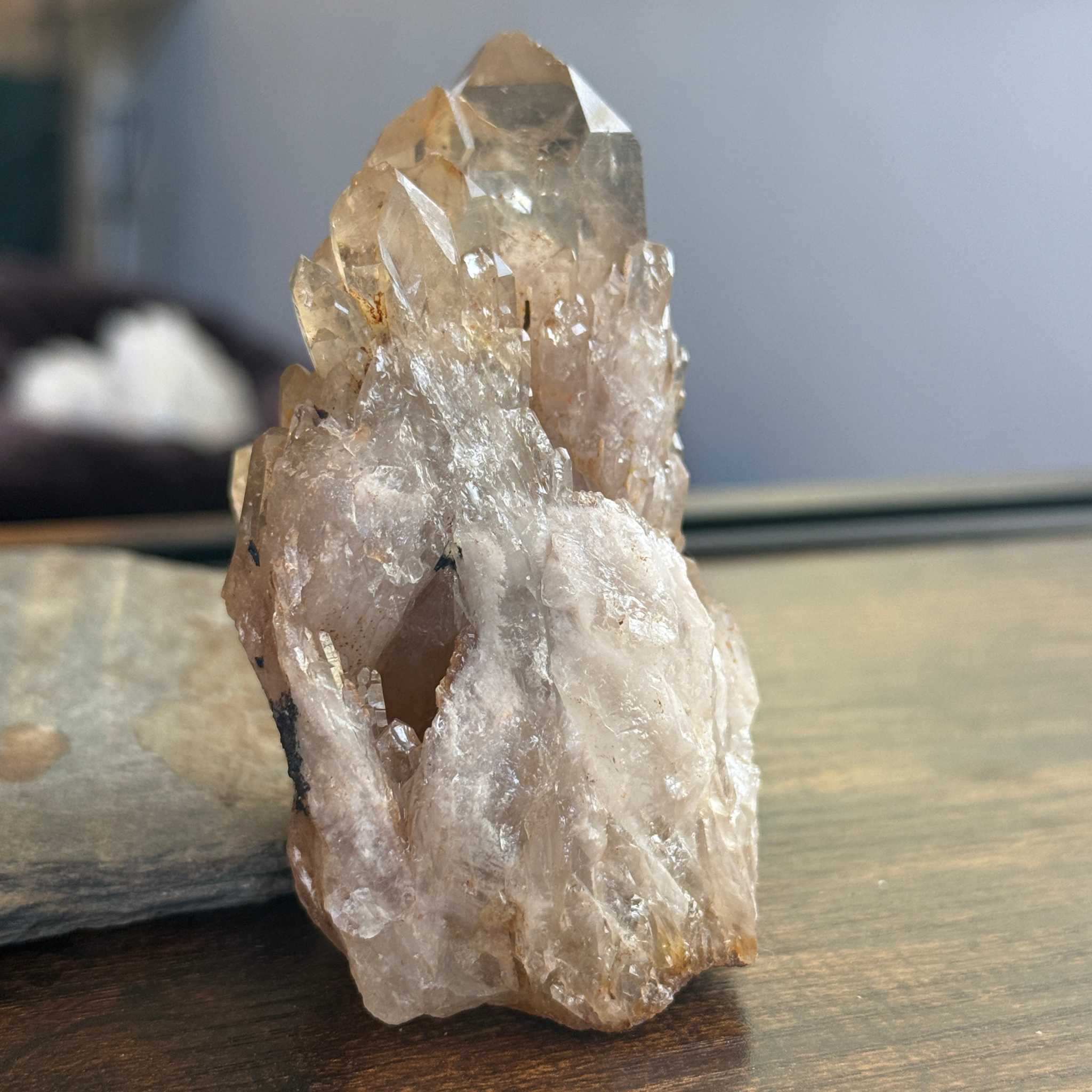Kundalini Citrine Cluster with Mystic Cave ✨🔮