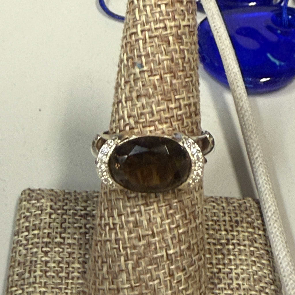 Smokey Quartz Ring Size 8 (04.2090)