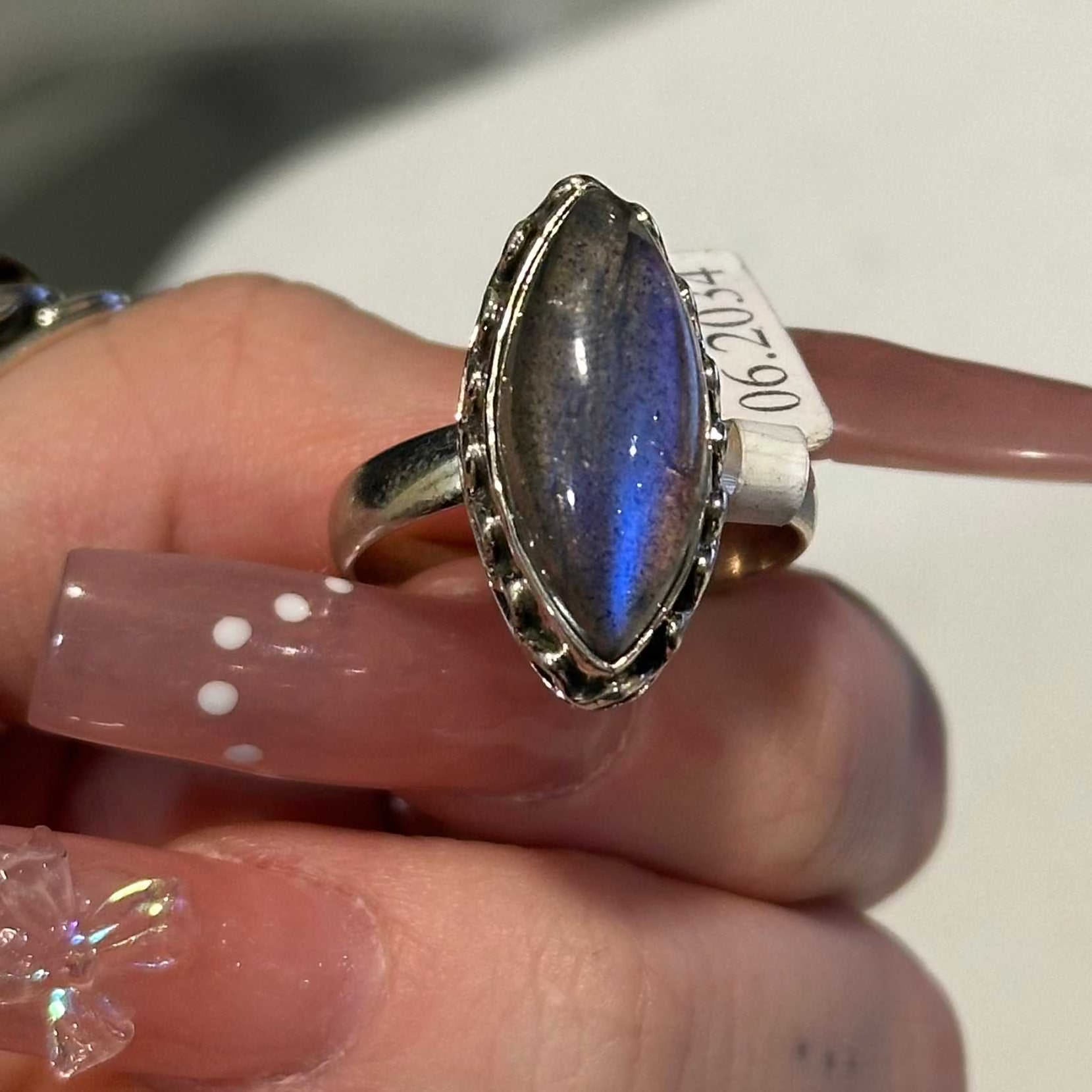 Labradorite Ring Size- 10 (06.2034)