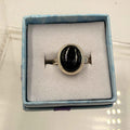 Sterling Silver Bezeled Oval Pietersite Ring - Size 6 - Grounding, Transformative & Insightful