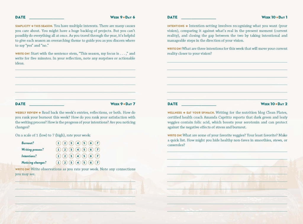 Book - Journal Therapy For Overcoming Burnout