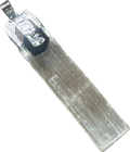 Selenite Pendant with Tourmaline Activator