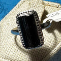 Black Tourmaline Ring Size 10 (05.5034)