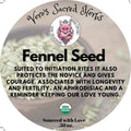 Herb Garden - Organic Fennel Seed .50 oz