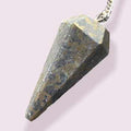 Pyrite in Matrix Pendulum - 6 sided