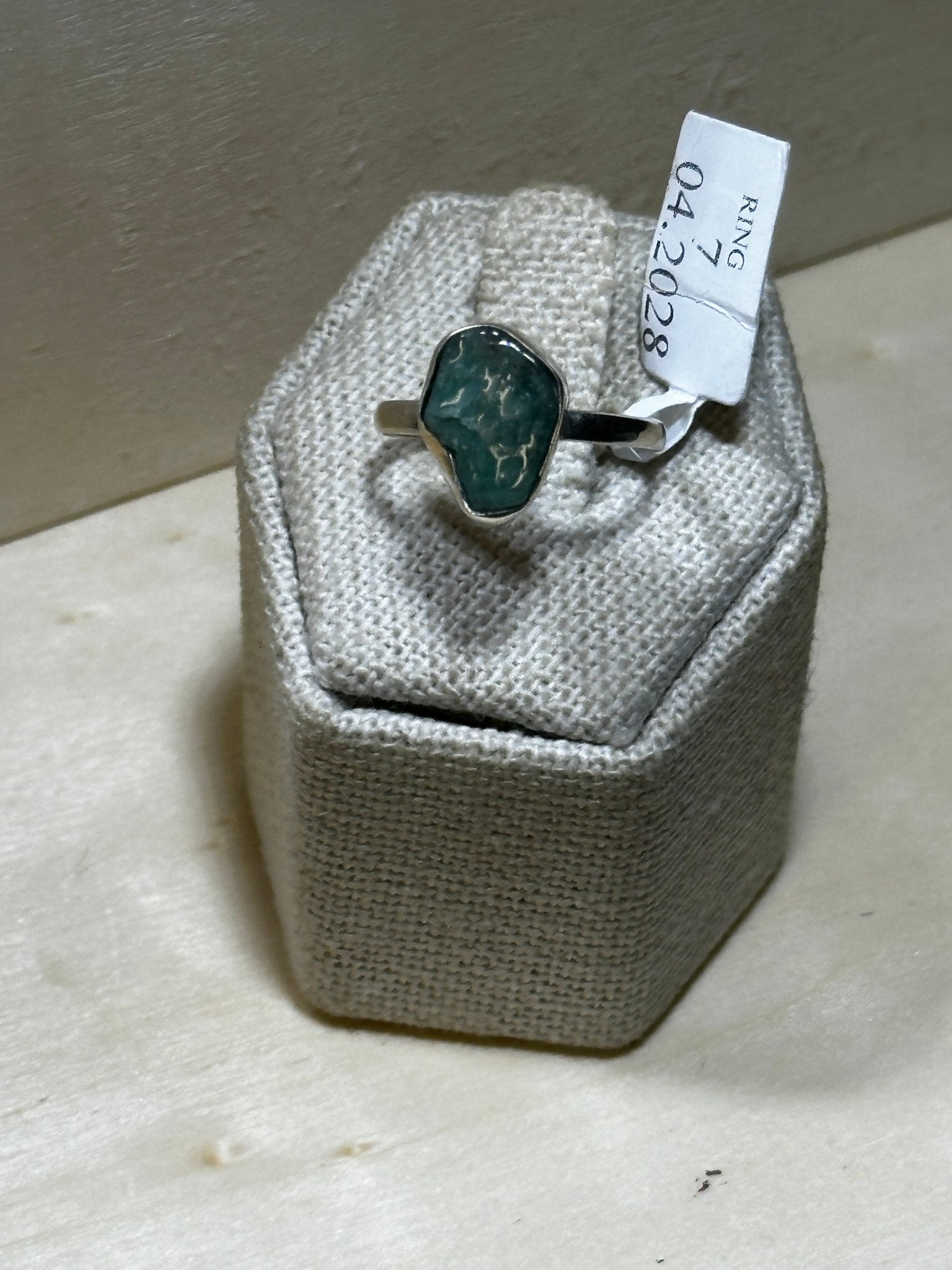 Rough Emerald Ring Size 7 (04.2028)